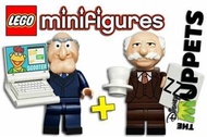 Lego 71033 Waldorf+ Statler Disney the Muppets no. 9 & 10 Minifigures 樂高 華爾多夫 + 斯塔特勒 兄弟唱雙簧 慈善星輝布公仔 大