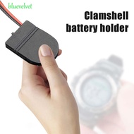 BLUEVELVET Battery Storage Boxes Battery 5Pcs Storage Case Battery Socket Wire Lead 3V CR2032 Coin C