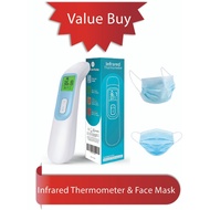 *VALUE BUY* INFRARED THERMOMETER + 100PCS DISPOSABLE FACE MASK