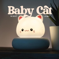 Rechargeable Led Bedside Lamp Night Light Portable Bunny Cat Table Lamp Study Lamp