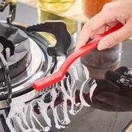 3pcs/Set Long Handle Stove Cleaning Brushes, Iron Wire Powerful Stove Crevice Cleaner, Random Color