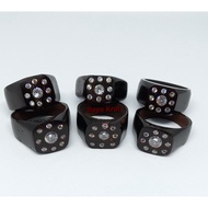 MATA Kokka Wood Ring 9 Eyes