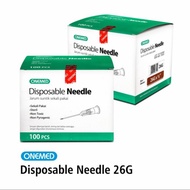 ONEMED needle 26G x 0.5 inch Contents 100 pcs