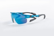 AIRFLY AF-302 C-35SP Mirror Lens Sunglasses - Aqua Blue