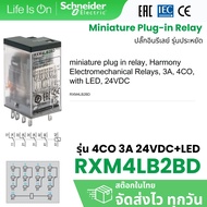 24VDC RXM2LB2BD RXM4LB2BD Miniature Plug-in Relays | ปลั๊กอินรีเลย์ รุ่นประหยัด | สต๊อกในไทย ส่งไว ท