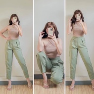 Highwaist Trouser Pants Basic Classic Pants