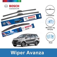 Bosch Wiper Depan & Belakang Frameless New Clear Advantage Mobil Toyota Avanza (20  & 16 ) + H352 - 