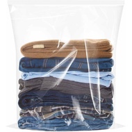 Beg Plastik Besar Dengan Bahagian Atas Zip,5 Gelen,18" x 24",10 Pek,Pembungkusan Storan Lebih Besar 