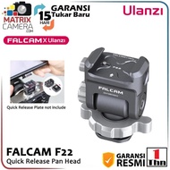 ULANZI FALCAM F22 QUICK RELEASE PAN HEAD WITH MALE COLD SHOE - BHADRIKASTORE4