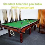 🔥in stock  🔥 American Pool Table Standard Adult Family Black 8-Table Set Simple Pool Table