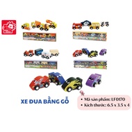 LEO & FRIENDS - LF0169 - LF0170 Toys - Construction wooden cars, Toy cars for children