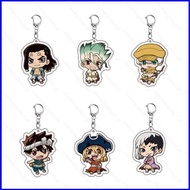 Dr STONE SCIENCE FUTURE Acrylic Keychain Pendant Bags Accessories Anime Periphery