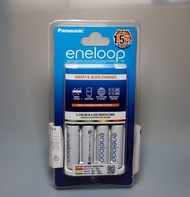 Panasonic Eneloop 1.5快速充電器連2A電池4粒