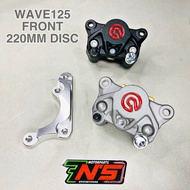 7Ns 2POT Caliper 2 piston w/ serial & brakepad - Raider150 Wave125 Mio Nmax Click Scoopy Beat Aerox