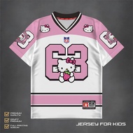 Hello Kitty Jersey for Girls Premium Full Print Dryfit Cool Kids Jersey