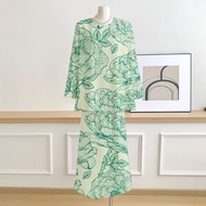 Baju Kurung Sage Green Sedondon Murah 2026 Baju Kurung Terbaru Flowy Simple Elegant Murah Baju Kurun