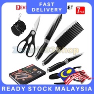 SET PEMOTONG /KNIFE SET 7pcs (knife,peeler,scisors)