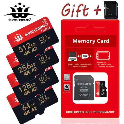 Mini SD Card 16GB 32GB Class 10 Memory Card High Speed S D 64gb for Phones/Tablet/Camera 512GB 256gb