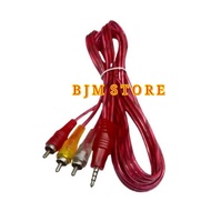 TRANSPARENT 3-1 RCA CABLE - 3 TO 1 RCA CABLE