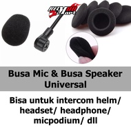 Mic Foam, Universal Speaker - Foam Intercom Foam Headset Foam Microphone Foam