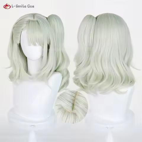 ZZZ Angels of Delusion Sunna Chinatsu Remiel Anime Cosplay Wig 47cm Green Wigs For Women Heat Resist