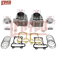 Motorcycle 61mm/63mm Bore Cylinder Kit Motor for Kymco Agility125 DJ125S Heroism 150 Movie XL125 Sup