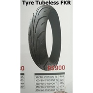 Motor Tubeless Tyre RS900 FKR 90/80X17 100/80X17 Tayar Motorsikal Tanpa Pakai Tuib 17 Inci