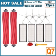 สำหรับ Roborock Q7 MaxQ7 Max +Q7 PlusT8ตัวกรอง Hepa เครื่องดูดฝุ่นหุ่นยนต์อะไหล่หลักไม้ถูพื้นมีแปรงผ