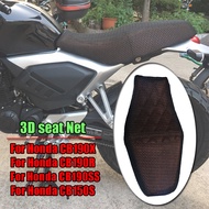 For Honda CB190X CB190SS Rear Seat Cowl Cover Waterproof Insulation Net 3D Mesh Protector Motorcycle Accessories