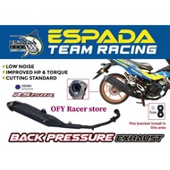 RS150 Exhaust pipe 28mm Espada / Rs150 back pressure Exhaust / 100% original ESPADA product