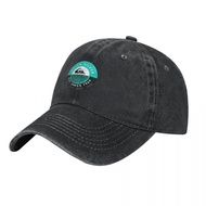 Quicksilver logo Adult Washed Cowboy Hat 100% Cotton Curved Brim Sun Hat Simple Casual All-Match Neu