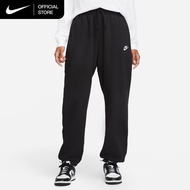 Nike Women's Sportswear Club Fleece Mid-Rise Oversized Sweatpants - Black [DQ5801-010]