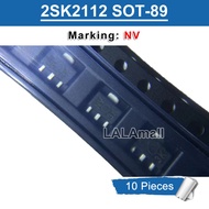 10pcs 2SK2112 SOT-89 2SK2112-T1-AZ Marking NV SOT89 SMD N-Channel MOSFET Transistor new original