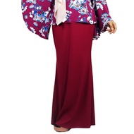 AQEELA Muslimah Wear Mermaid Skirt - Maroon AS33C