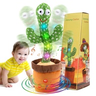 24 Hourly DeliveryRepeats Your Words Electric Dancing Cactus Plush Dancing Cactus Toy for Kids Cactus Toys for Babies Talking &amp; Repeating