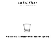 6cl Square shot Glass 60ml Espresso Glass shot