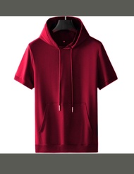 Jaket lengan pendek / hoodie lengan pendek pria