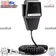 COCOFRUIT Microphone Speaker, CM4 CB Handheld Radio Speaker Microphone, Speaker Built-In Compatible 