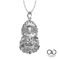 [C & C] S999 Pure Silver Guanyin Necklace _ N-CC-A044-1