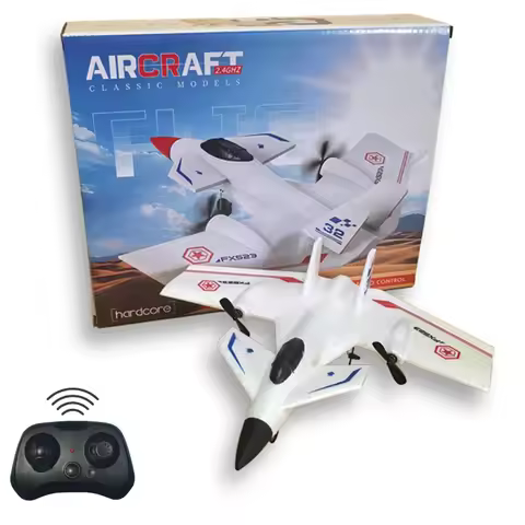 2-Channel FX523 F-35 Fighter Jet RC Aircraft 2.4G EPP Foam Material 205mm Wingspan Built-In Gyroscop