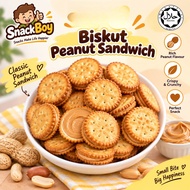 **500g Julie’s Peanut Butter Sandwich Biscuit / Biskut Kacang Mentega / 花生酱夹心饼干 / Crispy Sandwich Co