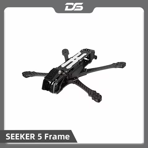 DeepSpace SEEKER5 5inch DC/XL FPV Carbon Fiber Frame Kit O3/O4 Version Freestyle Long Range Frame fo