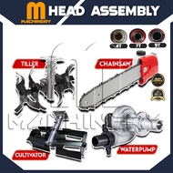 Tiller Cultivator Grass Brush Cutter Chainsaw Gearbox Chain Saw Gear Head Water Pump  Head Attachmen