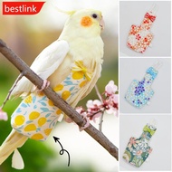 BESTLINK Cute Birds Flight Suit Parrot Diaper Flight Suit Pet Clothes Parakeet Pigeon Medium Large P