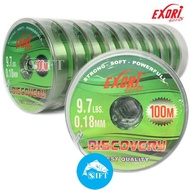 100m EXORI DISCOVERY Fishing Line | Monofilament | Fishing Rod