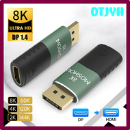 DTJYH MOSHOU 8K@60Hz DP 1.4 to HDMI 2.1 Cable Adapter Female to Male Convertor for HDTV PS4 PS5 Laptop 4k@120Hz DP to HDMI Extender KSHGJ