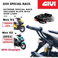 GIVI SPECIAL ADVANCE RACK WITH STOPLIGHT NVX ORIGINAL (GIVI EXTREME SRV AEROX NVX V1 V2 2021 )