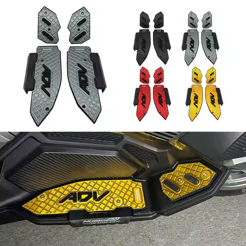 SEMSPEED CNC Aluminum Foot Pegs For SYM Husky 150 ADV150 2020 2024 Anti-Slip Direct Bolt-On 30% Weig