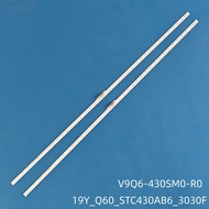 Samsung 43Q65 (38Led Blue Light) - Set of 2 38 Led bars for Samsung 43Q65 V9Q6-430SM0-R0 TV