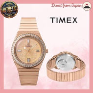 Timex TW2W10700 Watch For Women – 42mm Quartz Watch, Pink Gold Dial, Multicolor Stainless Steel